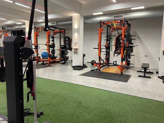 Exercise equipment and turf