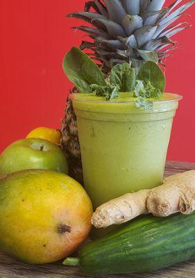 Healthy and Balanced Ginger Green