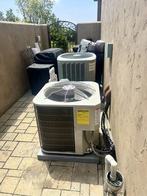 AC Condenser unit installation