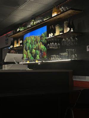 Bar area