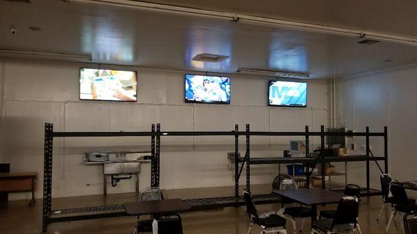 Here's a restaurant we mounted multiple TV's for recently.