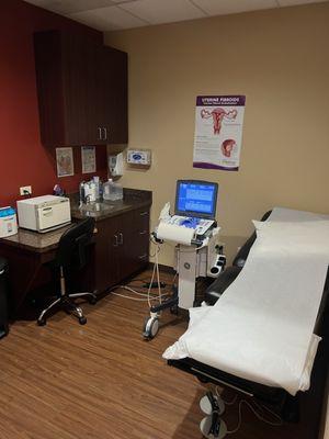 Inside the treatment room at Elmwood Park's vein clinic