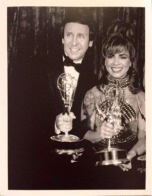 Emmy winning dance director and choreographer Dean Barlow with Paula Abdul.