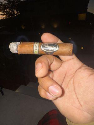 Enjoying a Davidoff !!