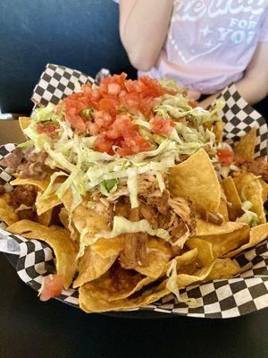 Nachos with Chicken...very tasty!