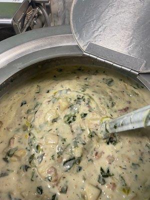 Roxy's  Fresh made Colcannon soup