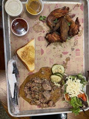 2 meats/2 sides platter