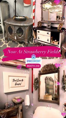 Furniture, Home Decor & Holiday Gifts - located at our Booth#210 in Strawberry Fields, Denver NC or Order personalized ones online.