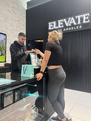 Elevate Weed Dispensary West Hollywood
 - Customer at Dispensary Los Angeles