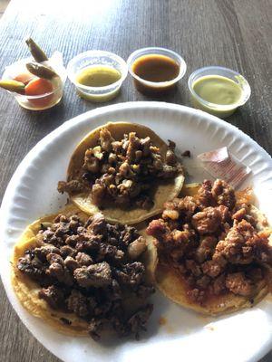 Al Pastor, Carne, Asada, and Pollo