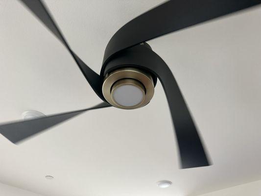 Celling fan installation