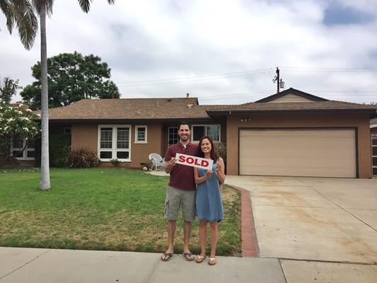 Wonderful buyers, loving their 1st home.