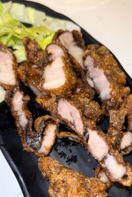 Crispy pork belly