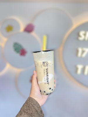 Oreo brûlée milk boba