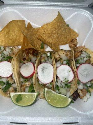 Shrimp tacos