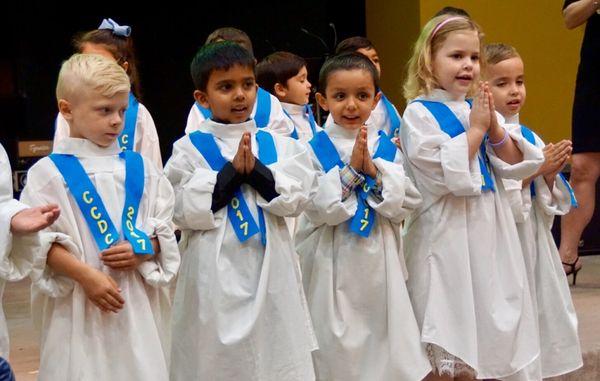 Our 4 and 5 year olds graduating from preschool is always bittersweet.