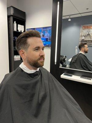 Gentlemen's Best Barbershop Haircut and Beard trim!