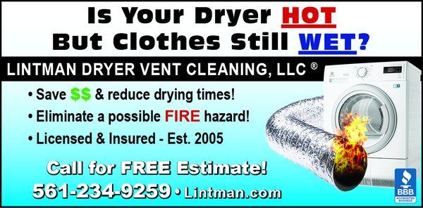 Lintman Dryer Vent Cleaning