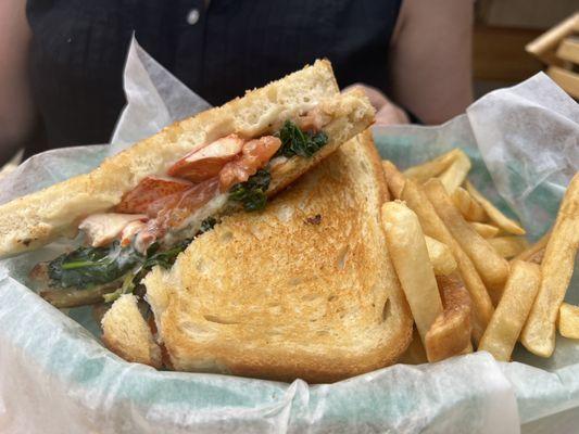 Lobster grilled cheese