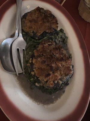 Stuffed mushrooms oreganata