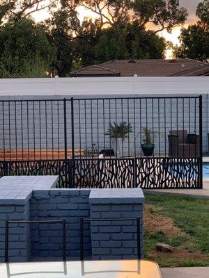 beautiful privacy fence toppers