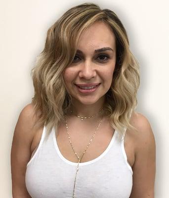 Jen Da Silva starts the summer blonde process in West Caldwell