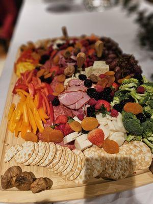 Charcuterie board for holiday party