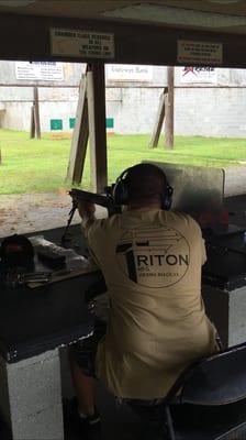 Me shooting my Triton AR-15 for the first time at C2 Shooting Center built by Chris at DOA Arms