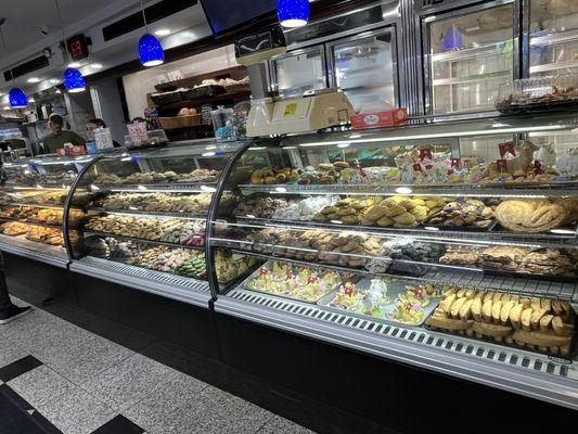 Pastries and cookies display