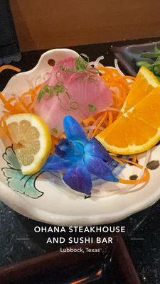 Yellowtail sashimi