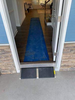 We use rug runners to protect your floors !!!!