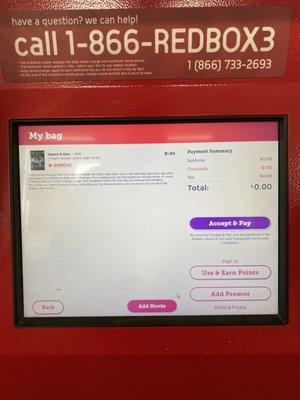 Redbox machine