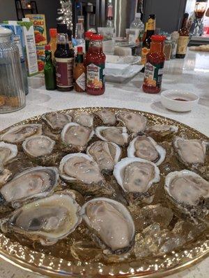 Prestige Oysters at home