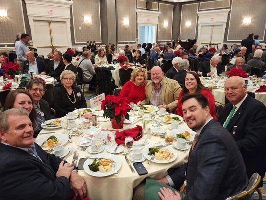 My table at the Blue Goose Charity Luncheon for over 220 guests.