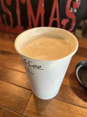 Toffee latte