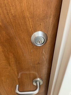 Deadbolt install