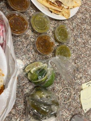 Salsa, limes and more