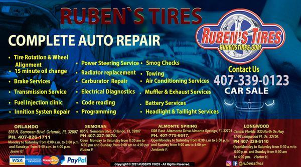 Ruben's Tires