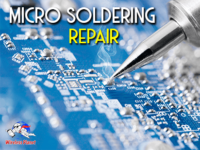 Board level micro soldering repairs done in house. Engineers on staff!