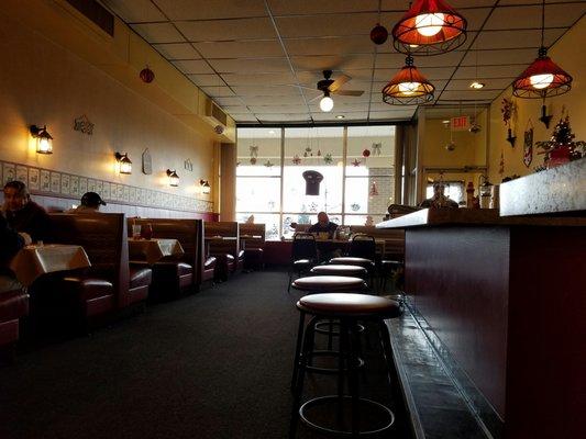 The most exciting picture on Yelp. A typical Buffalo Diner dining room.