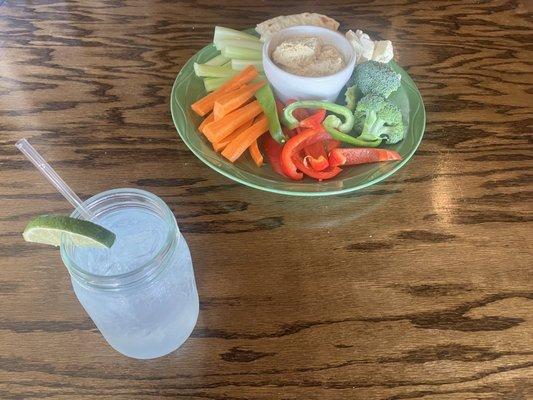 Ranch Water And The Mediterranean Platter