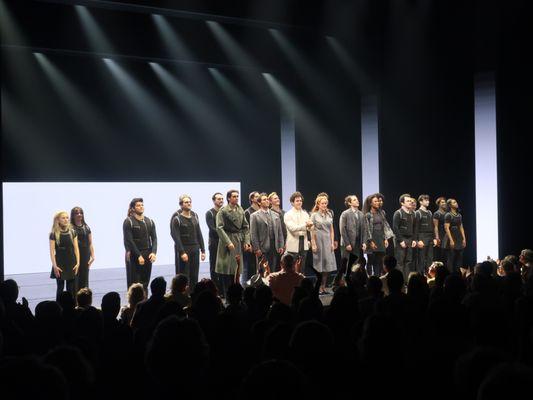 Curtain call for the cast of The WHO's Tommy.  7-06-2023 matinee performance.