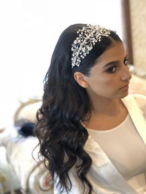 Bridal hair style done by RAFI