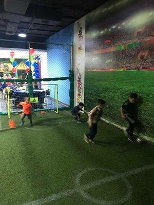 Cancha de soccer para los niños