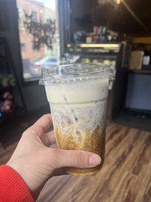 Small Cold brew with cardamom cold foam