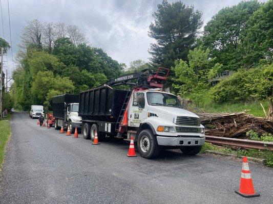 Storm damage clean up in Chadds Ford, PA