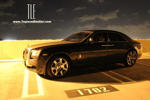 Rolls Royce Ghost available for rental at Taylored Exotic Car Rental Miami