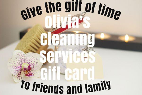 Professional cleaning services. Great gift all year round buy on our website www.oliviascleaningstlouis.com