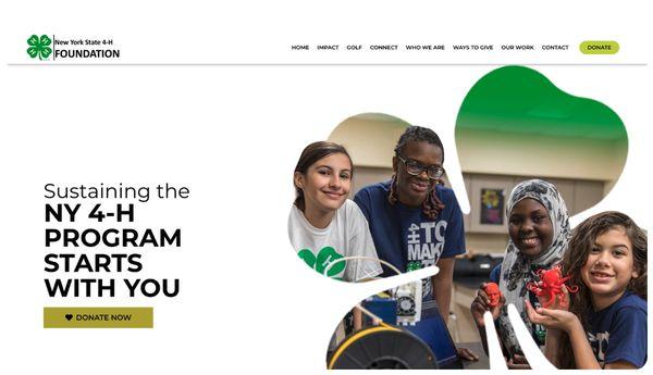 HOW DID WE HELP 4H? We created content and redesigned the website while keeping in mind the importance of conversion.