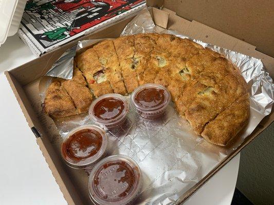 Stromboli, quite good.